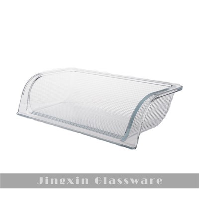 Abat-jour en verre à motifs carrés