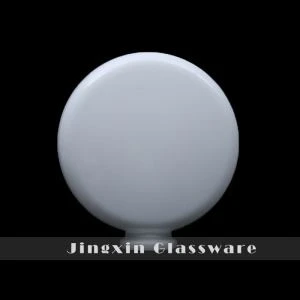 Abat-jour en verre à globe plat à ouverture étroite personnalisé