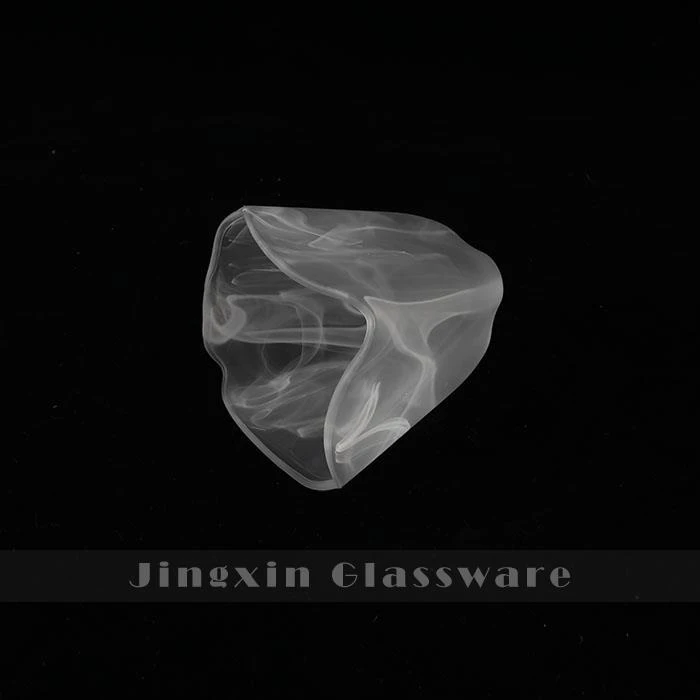 Square Conical Hanging Glass Lampshade