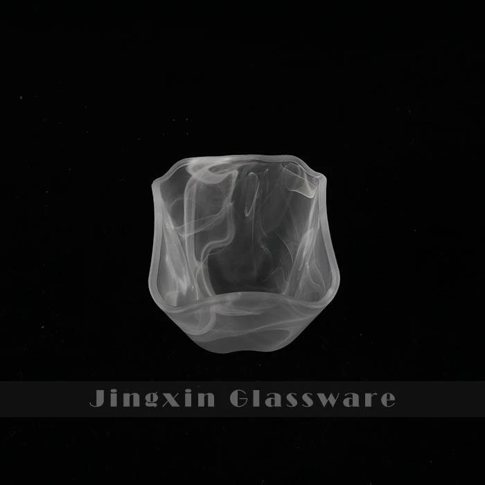 Square Conical Hanging Glass Lampshade